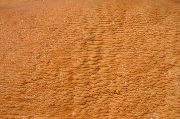 Orange Travertine. Georgia, Caucasus.