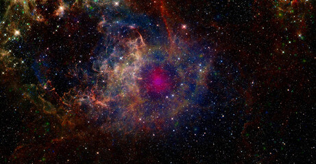 Fototapeta na wymiar Nebula in space. Elements of this image furnished by NASA.