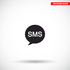 Sms  vector icon , lorem ipsum Flat design
