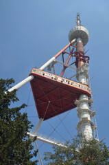 Fototapeta na wymiar TV tower of Tbilisi. Georgia, Caucasus.