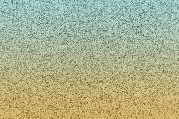 Teal and yellow glitter textured paper closeup background