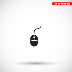 Mouse  vector icon , lorem ipsum Flat design