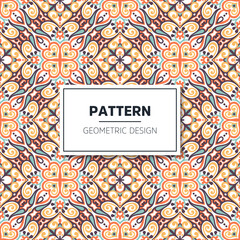 Seamless pattern. Vintage decorative elements