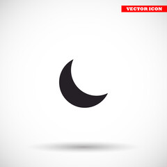 Fototapeta na wymiar Moon vector icon , lorem ipsum Flat design