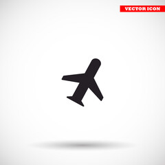 Aircraft  vector icon  , lorem ipsum Flat design