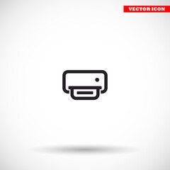 Printer  vector icon  , lorem ipsum Flat design