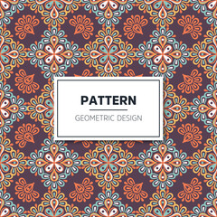 Seamless pattern. Vintage decorative elements
