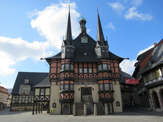 Fototapeta premium Das Wernigeröder Rathaus