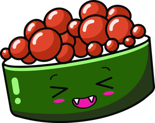 Cute Character Kawaii Asian Sushi