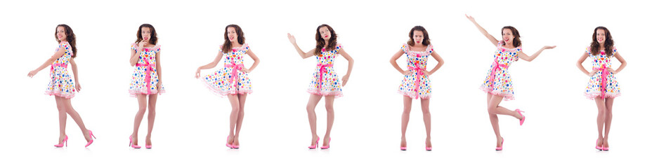 Young woman in fashion concept