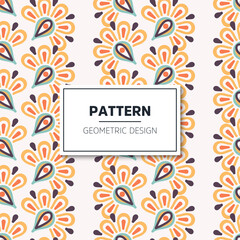 Seamless pattern. Vintage decorative elements