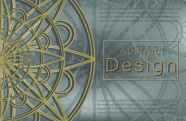 Islamic ornament vector.modern golden ornament on a transparent background. vector illustration. Mandala