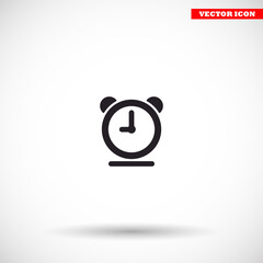 clock vector icon  , lorem ipsum Flat design