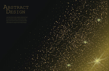 Obraz premium glitter lights grunge background, glitter defocused abstract Twinkly Lights and Stars Christmas Background