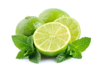 Lime with mint