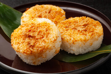 味噌の焼きおにぎり