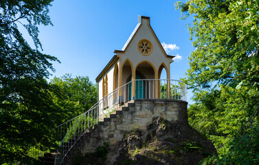 Ritterkapelle am Altensteiner Schloss bei Bad Liebenstein Querformat