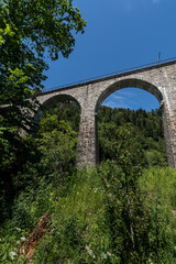 Ravenna gorge viaduct railway bridge in Breitnau, Germany