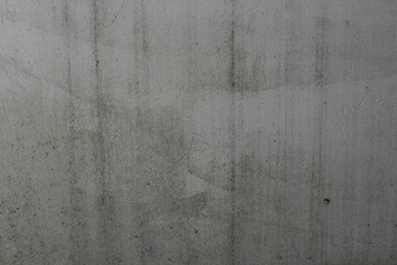 Concrete wall with water stains