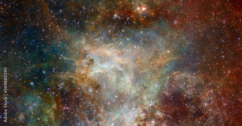 Wall mural high resolution image of the universe. this image elements furnished by nasa.