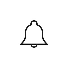 Bell icon. Notification symbol modern, simple, vector, icon for website design, mobile app, ui. Vector Illustration