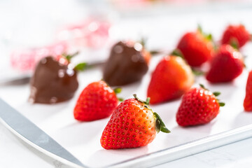 Chocolate dipped strawberries