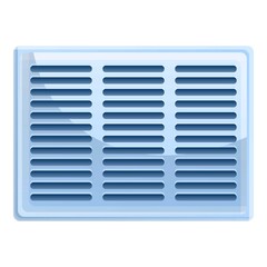 Wind ventilation icon. Cartoon of wind ventilation vector icon for web design isolated on white background
