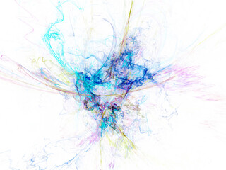 surreal futuristic digital 3d design art abstract background fractal illustration for meditation and decoration wallpaper