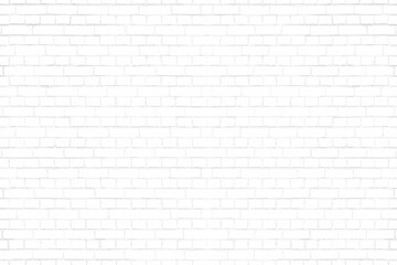 Old white brick wall texture for background. Abstract brickwork in rural room