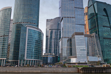 Obraz premium High-rise buildings of the Moscow business center Moscow City