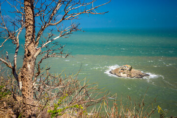 Hon Mieu Ba is a small pagoda in island in Vung Tau City Vietnam