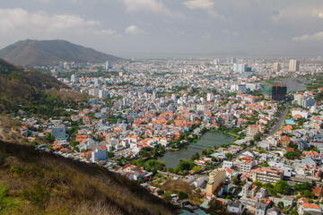 Naklejka premium Panoramic view of Vung Tau, Southern Vietnam