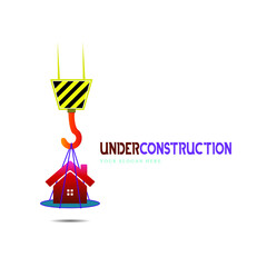 vector illustration of construction logo