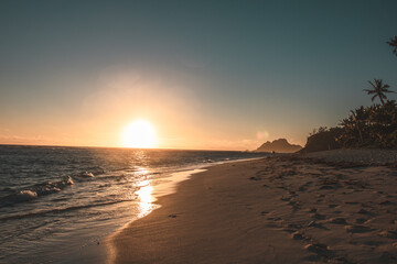 Sonnenuntergang auf Matamanoa, Fiji