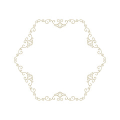 frame with floral ornament
