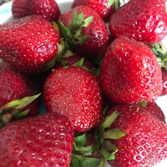 strawberries close up