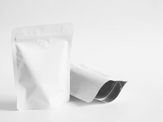 Empty zip package on white background. - 360871704