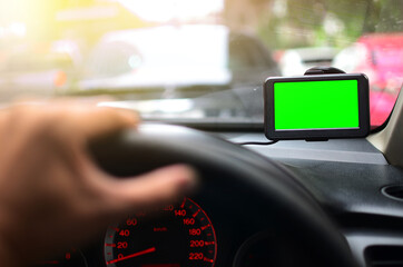 GPS Navigation Inside Car,Touch screen