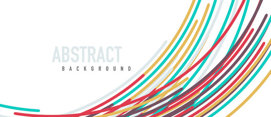 Аbstract moving colorful lines vector backgrounds for cover, placard, poster, banner or flyer