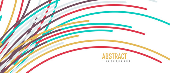 Аbstract moving colorful lines vector backgrounds for cover, placard, poster, banner or flyer