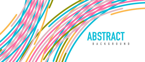 Аbstract moving colorful lines vector backgrounds for cover, placard, poster, banner or flyer