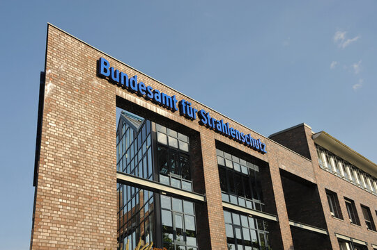 Salzgitter, Lower Saxony / Germany - May 12, 2016: German Federal Office for Radiation Protection, Bundesamt f&Atilde;&frac14;r Strahlenschutz, BfS, Mainbuilding in Salzgitter