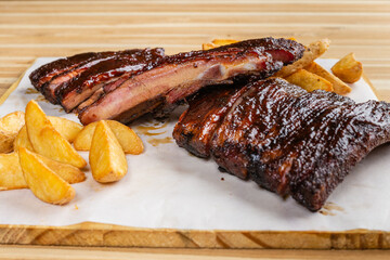 grilled pork ribs