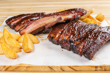 grilled pork ribs