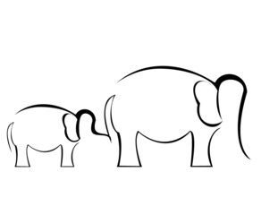 elephant vector illustration
