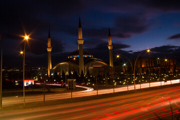 Fototapeta na wymiar Ahmet Hamdi Akseki Mosque - Ankara