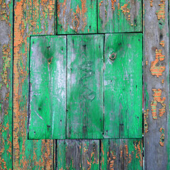 Multicolored covers of coal sheds and bins