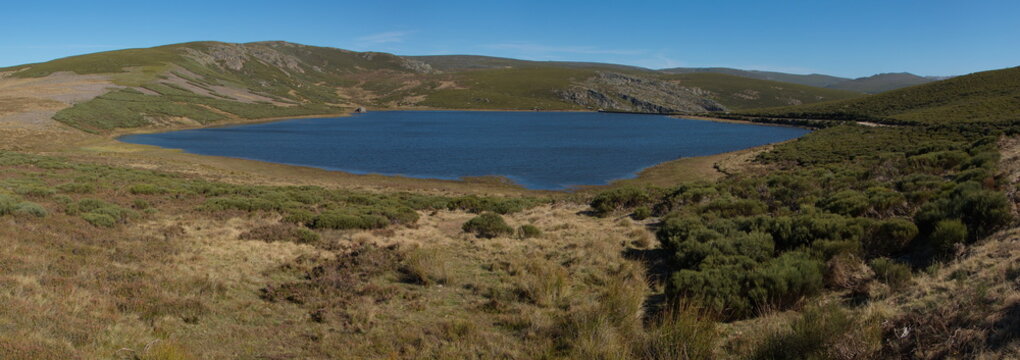 Laguna de los Peces at Lago de Sanabria near Galende,Zamora,Castile and Le&oacute;n,Spain,Europe
