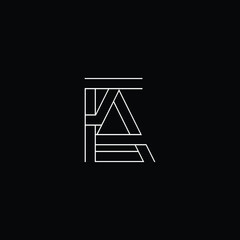 Professional Innovative Initial EA logo and AE logo. Letter AE EA LOGO Minimal elegant Monogram. Premium Business Artistic Alphabet symbol and sign