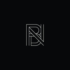 Professional Innovative Initial BN logo and NB logo. Letter BN NB LOGO Minimal elegant Monogram. Premium Business Artistic Alphabet symbol and sign